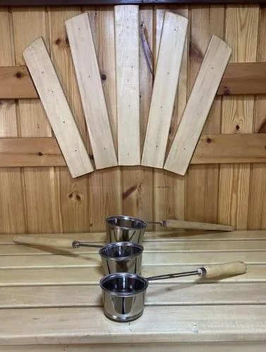 Ковш для бани из нержавейки, 0,4 л.