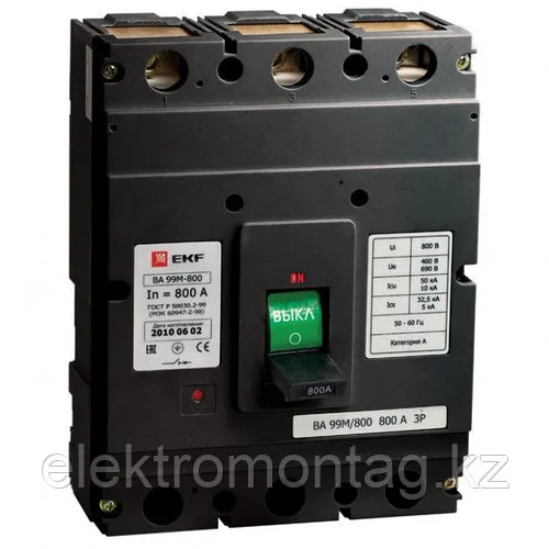 ВА-99М 800/800А 3P 50кА EKF Basic