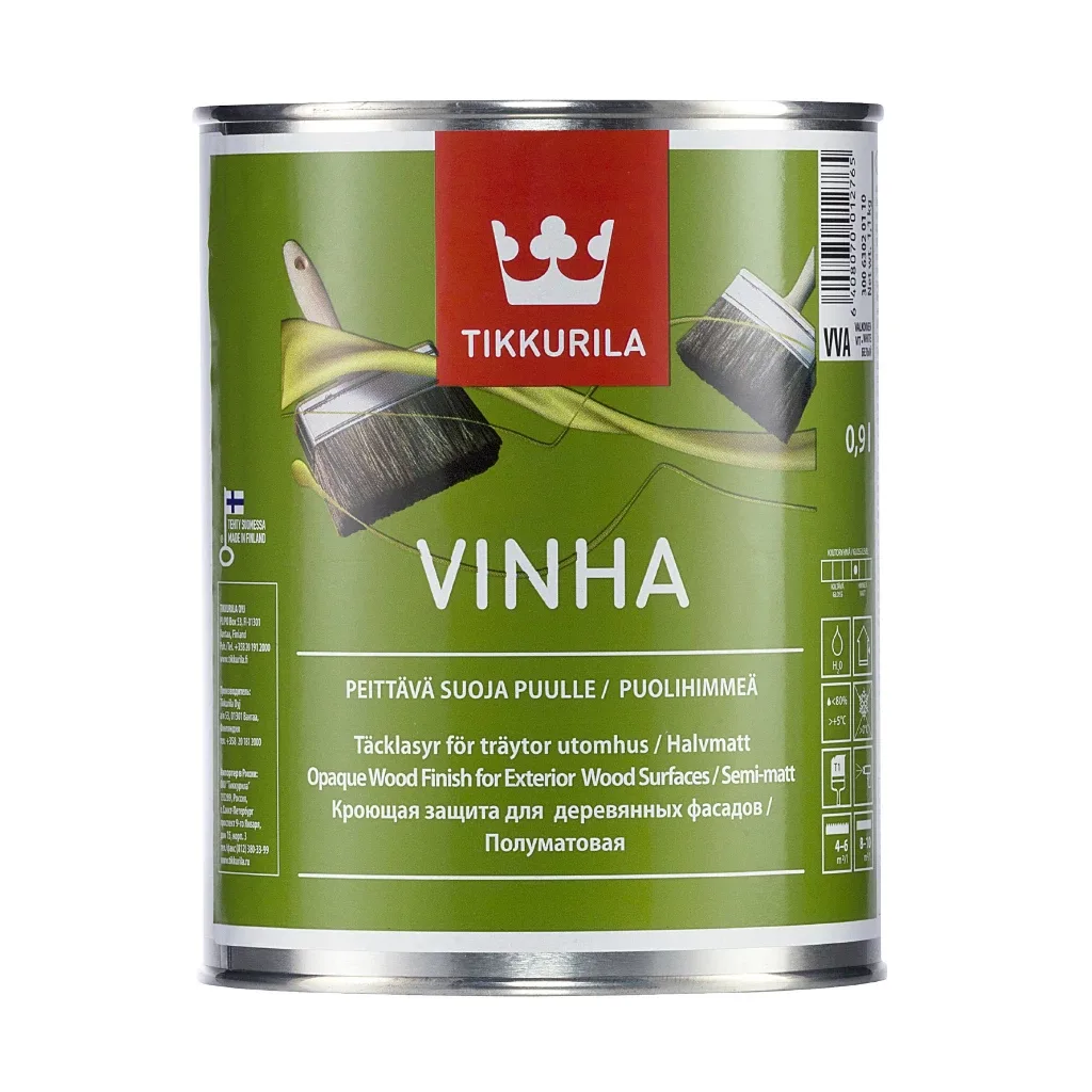 Антисептик кроющий Tikkurila VINHA VVA п/мат 9л 30063020160