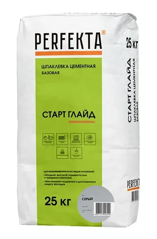 Шпаклевка цементная базовая Старт Глайд МН