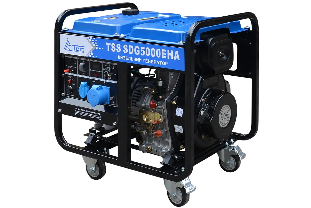 Дизель генератор ТСС SDG 5000EHА