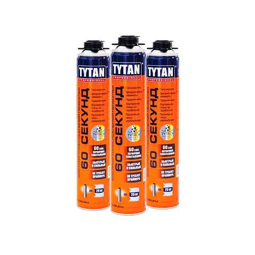 TYTAN 60 СЕКУНД Монтажная пена-клей, 750мл.
