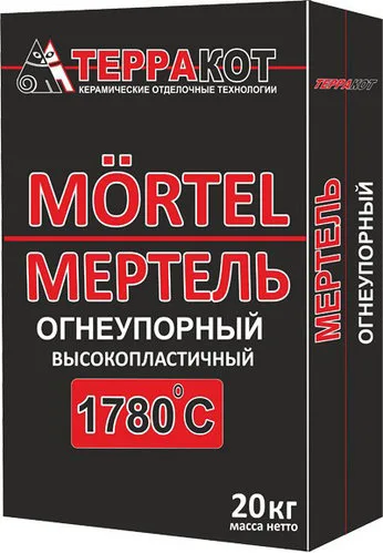 Мертель шамотный