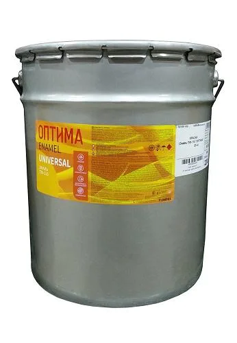 Краска Эмаль ОПТИМА ПФ-115 серая, 20 кг.