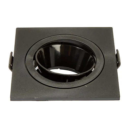 Св-к SY5572S SQUARE GU10 BLACK  без лампы