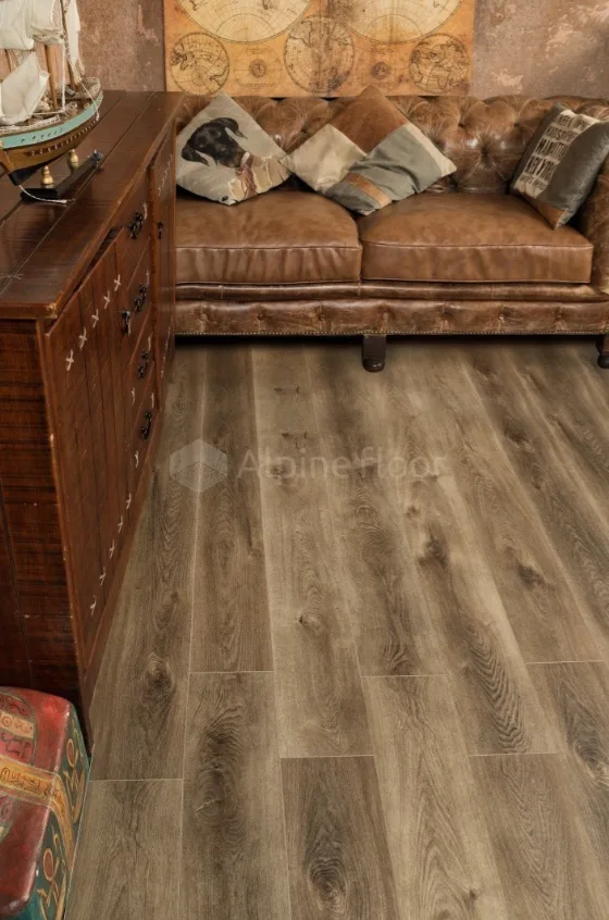 Alpine Floor Дуб коричневый ABA ECO 7-9 SPC ламинат