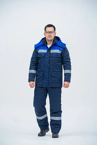 PROSAFE 6101W, куртка + полукомбинезон зимний, цвет синий/темно-синий