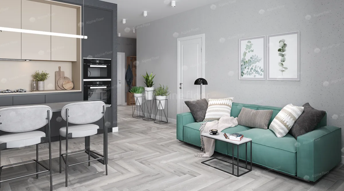 Alpine Floor Дуб Лейтена ЕСО 13-18 SPC ламинат