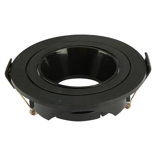 Св-к SY5572R ROUND GU10 BLACK  без лампы