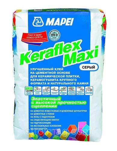 KERAFLEX MAXI S1 белый клей для плитки