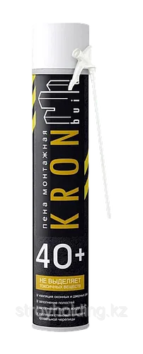 KRONbuild 40+ пена бытовая, всесезонная