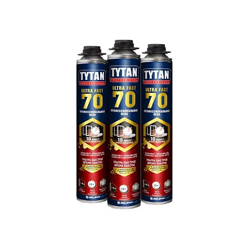 TYTAN 70 ULTRA FAST Монтажная пена профессиональная, 870мл.