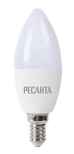 Лампа светодиодная РЕСАНТА LL-R-C37-7W-230-3K-E14