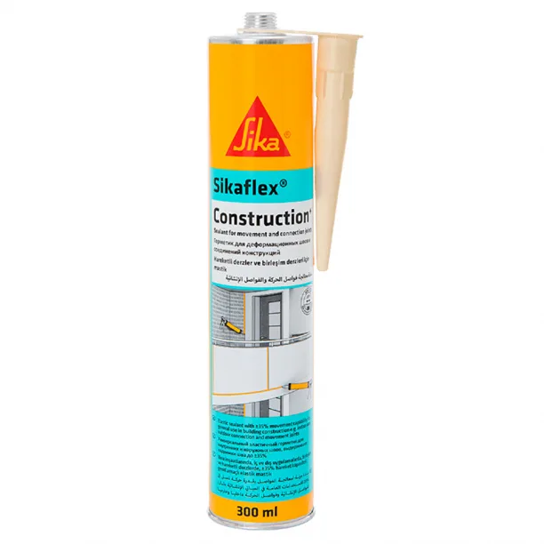 Полиуретановый герметик Sikaflex Constr.+ beige C9014 0,3L KAK