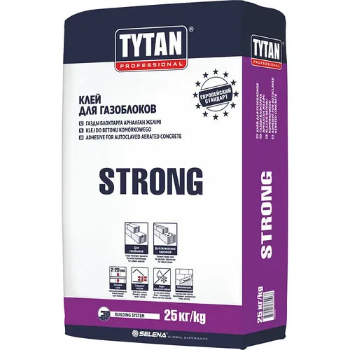 Tytan клей для газоблоков STRONG BS13 (25кг)