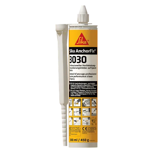 Анкеровочный состав эпоксидный Химический анкер Sika AnchorFix-3030 (AB) KZ 585ML