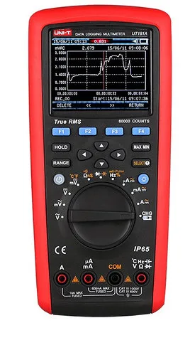 UT181A Мультиметр профессиональный UNI-T с регистрацией данных, True RMS. Внесён в реестр РК