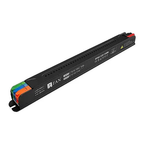 Драйвер питания DF02 12V 100W для лент и светильников, 100 Вт, 12 В