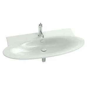 Раковина Jacob Delafon Presquile E4436-00, 100 см, фарфор, цвет белый