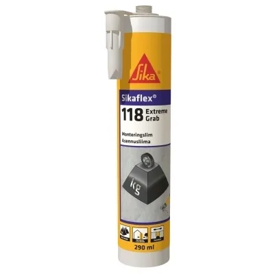 Монтажный клей Sikaflex-118 Extr.Grab wh.C118 290ML KAK