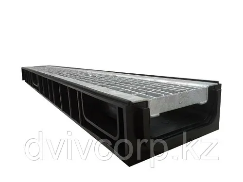 Лоток Ecoteck STANDART light 100.65 h69 с решеткой сварной оцинкованной, кл.В125