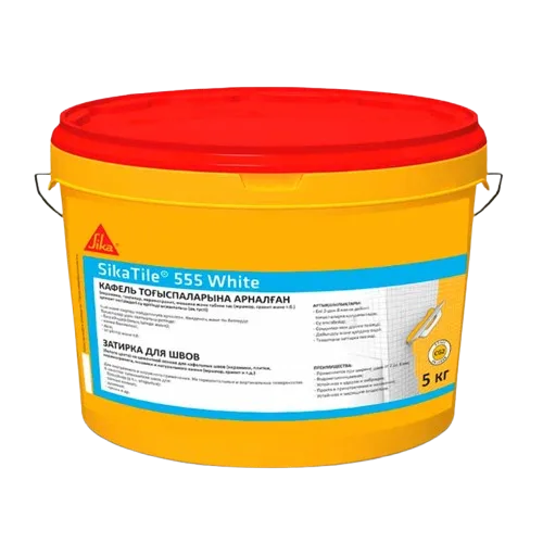 Затирка для швов SikaTile-555 white (MasterTile FLX 555 белый) 20 кг