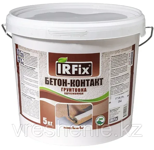 IRFix Бетон-контакт адгезионная грунтовка 5