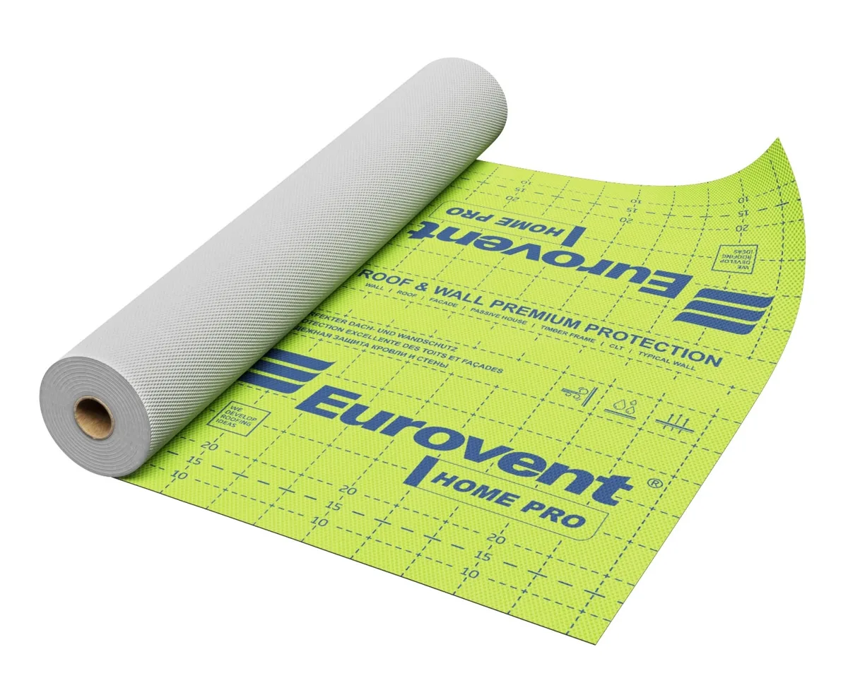 Ветрозащитная кровельная мембрана EUROVANT Home Pro, 75м2, Германия