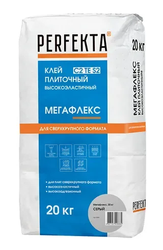 Клей для укладки крупноформатных плит высокоэластичный Мегафлекс C2 TE S2