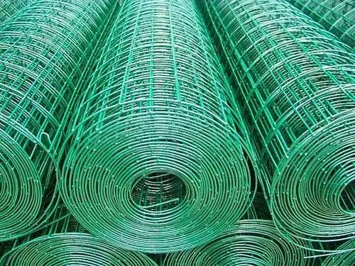 Сетка металлическая с полимерным покрытием 25х25мм, Ø 0,8 мм 1х10 м