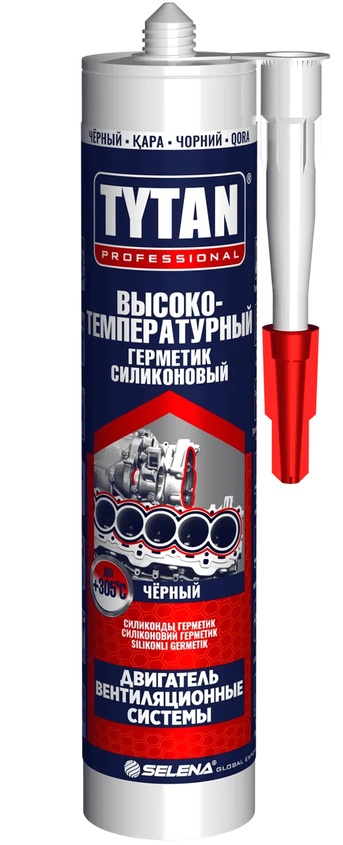 ICN2109032 TYTAN герметик высокотемпературный, 280 мл, черный