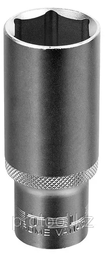 Головка торцевая удлиненная, 24 мм, 6-гранная, CrV, под квадрат 1/2"// Stels