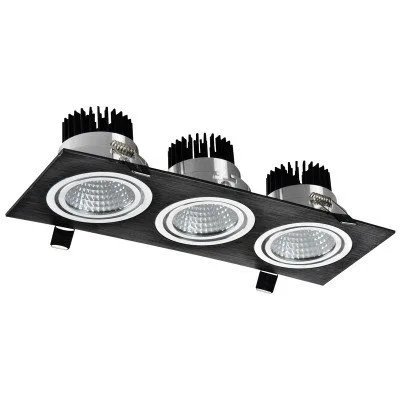 Встраиваемый светильник LED OC001A 3х5W 5000K BLACK