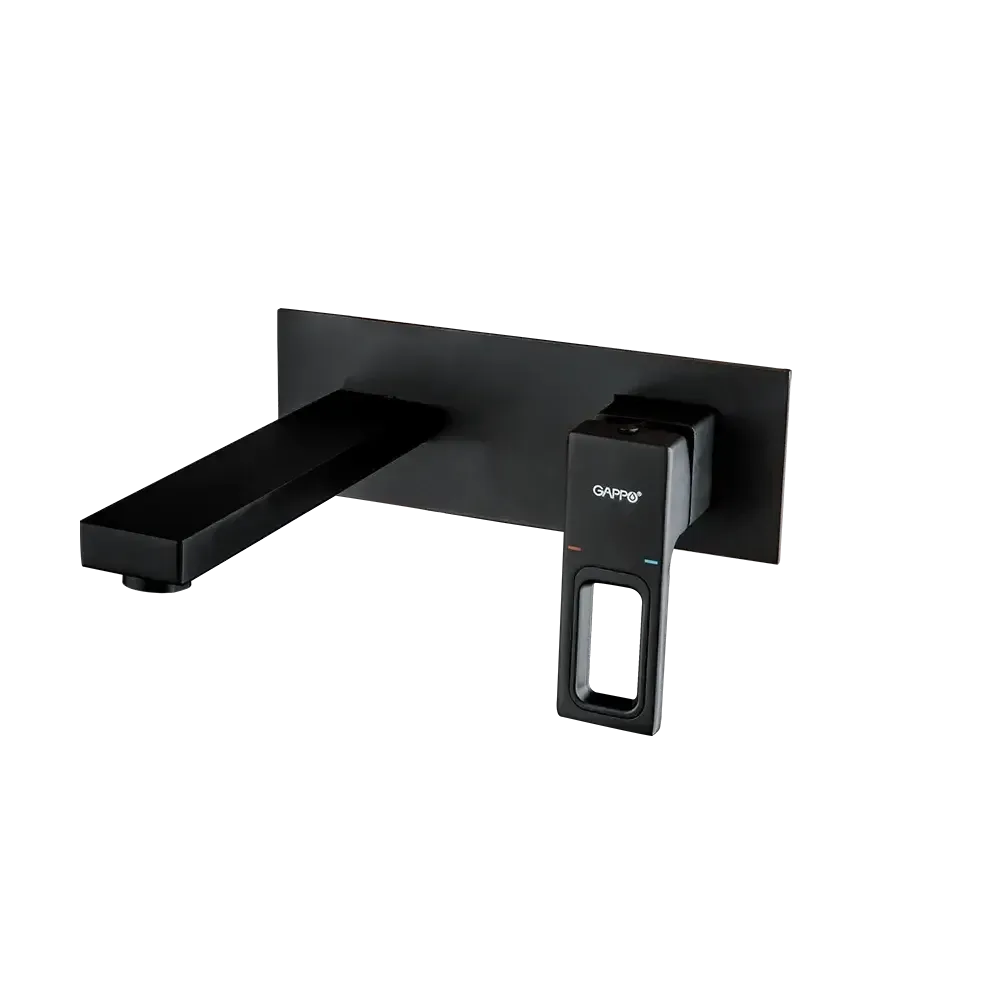 Смеситель GAPPO для раковины G1017-16 черный  Futura