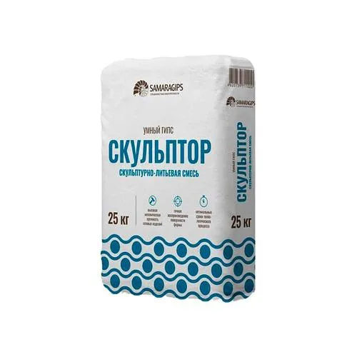 Скульптор Умный гипс Самарагипс, 25кг