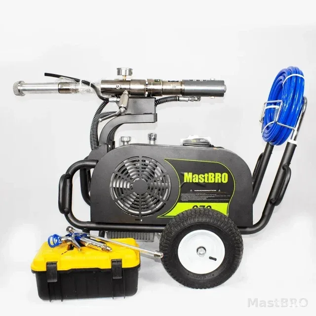 Безвоздушный распылитель для краско и левкаса MastBRO 970 | Краскопульт