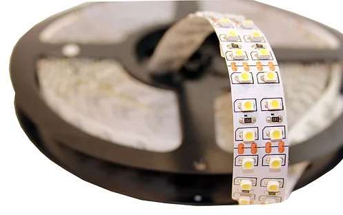 Двухрядная LED-лента SMD2835-240L-24V для подсветки, 240 LED/м, 24 В, 3000/4000/6500 К, 10 м