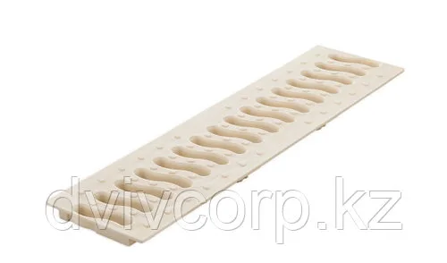Решетка 100 пластиковая Волна (слоновая кость)