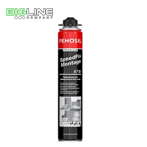 Пена-клей Penosil Premium Polystirol FixFoam 877 бытовая для изоляции плит, 750 мл (12)