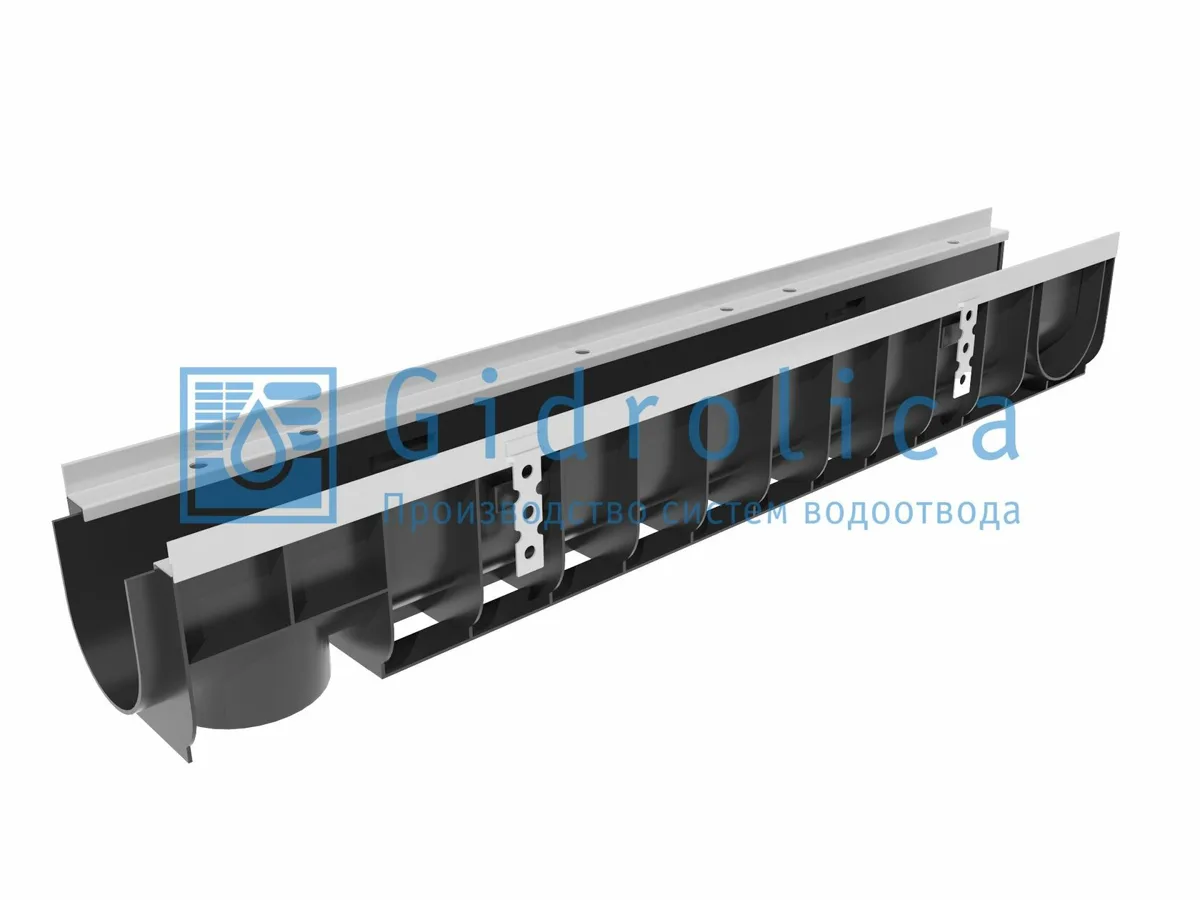 Лоток Gidrolica Super, h203,5, DN100, E600