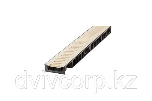 Лоток Ecoteck STANDART light 100.65 h69 с решеткой пластиковой, кл.А15