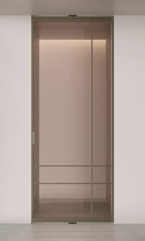 Алюминиевая дверь MINOLI 21 PIVOT 360