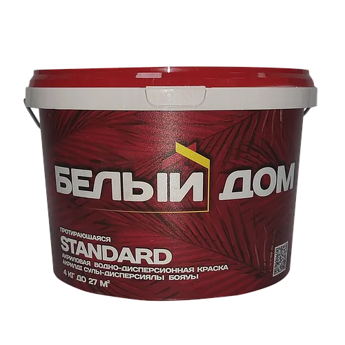 Краска водоэмульсионная акриловая STANDARD
