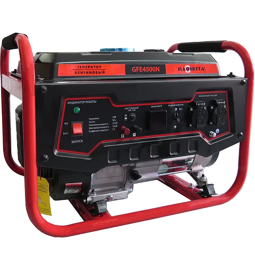 Бензиновый генератор MAGNETTA GFE4500N, 2.9 кВт, 220 В