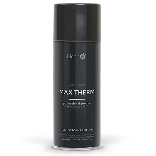 Термостойкая эмаль -аэрозоль  Elcon Max Therm