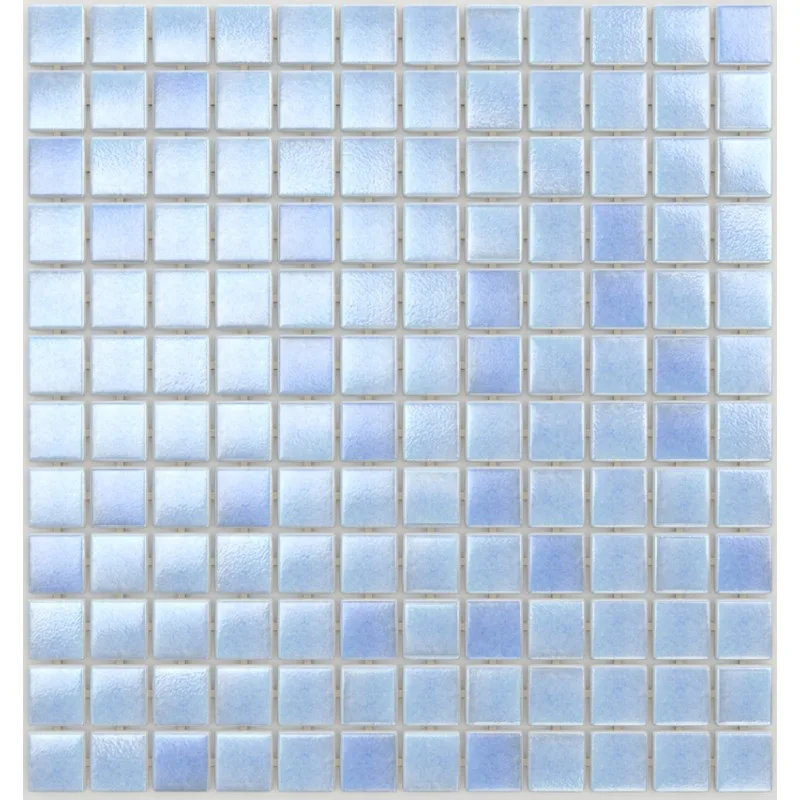 Мозаика стеклянная Antarra Cloudy небесноголубой PG 4652 для бассейна