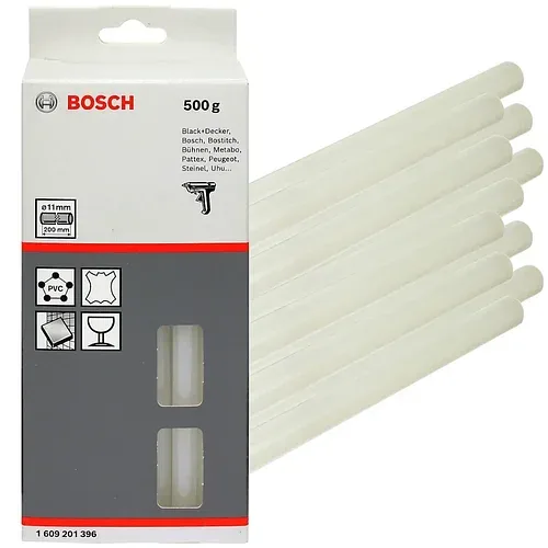 Bosch Ø 11x200 мм Набор бесцветных стержней для клеевого пистолета