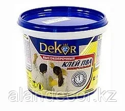 Клей ПВА Decor белый 0,8кг