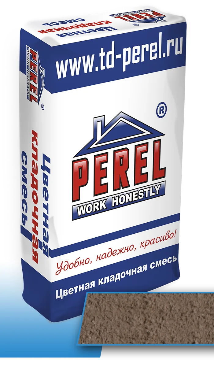 Светло-коричневая кладочная смесь Perel