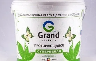 Краска водно-дисперсионная для внутренних работ "Протирающаяся 101" 25кг